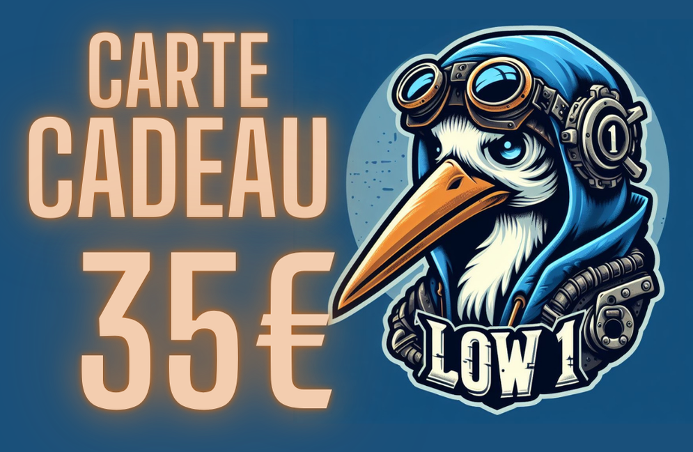 Carte cadeau de 35€ Low 1 Broderie
