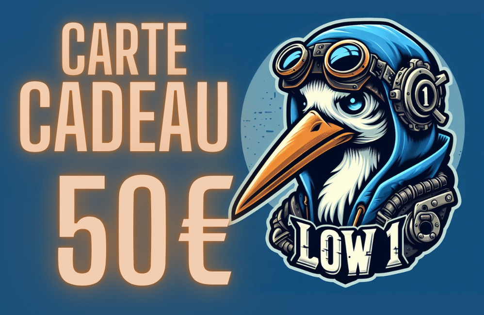 Carte cadeau de 50€ Low 1 Broderie