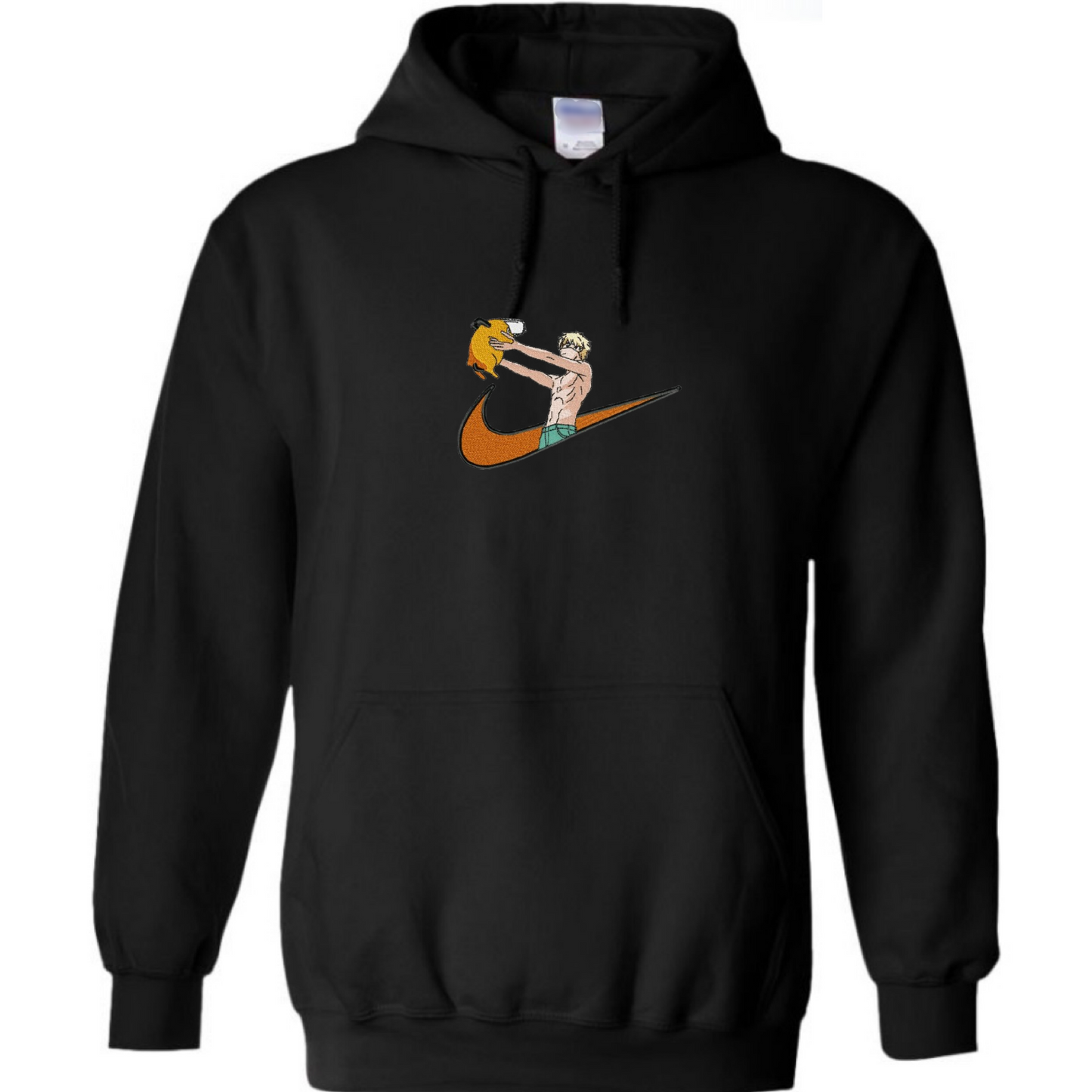 Pochita et Denji / Chainsaw Man / Broderie Low 1 Broderie