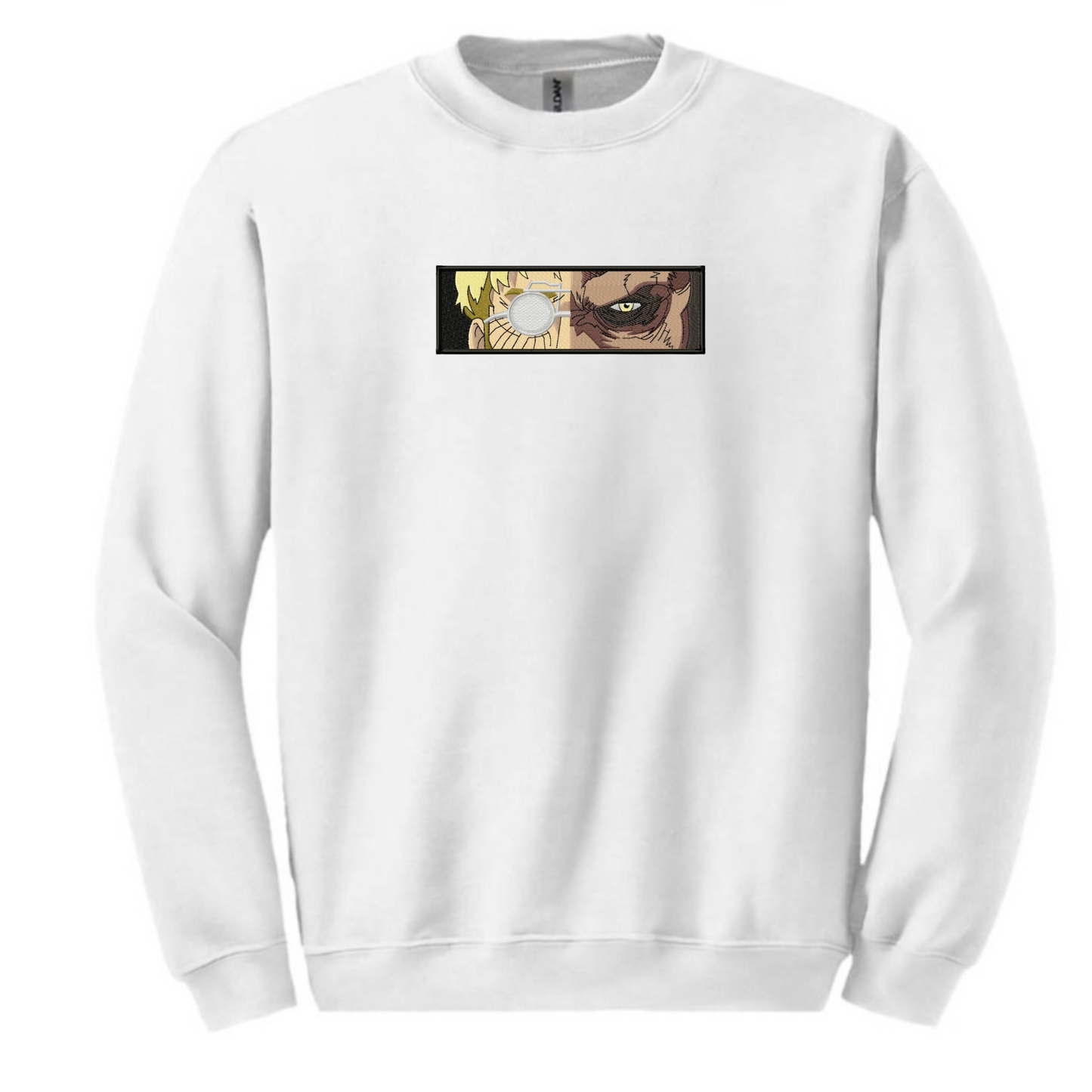 Zeke Jaeger eyes/ Attaque des Titans/ Sweat brodé Low 1 Broderie