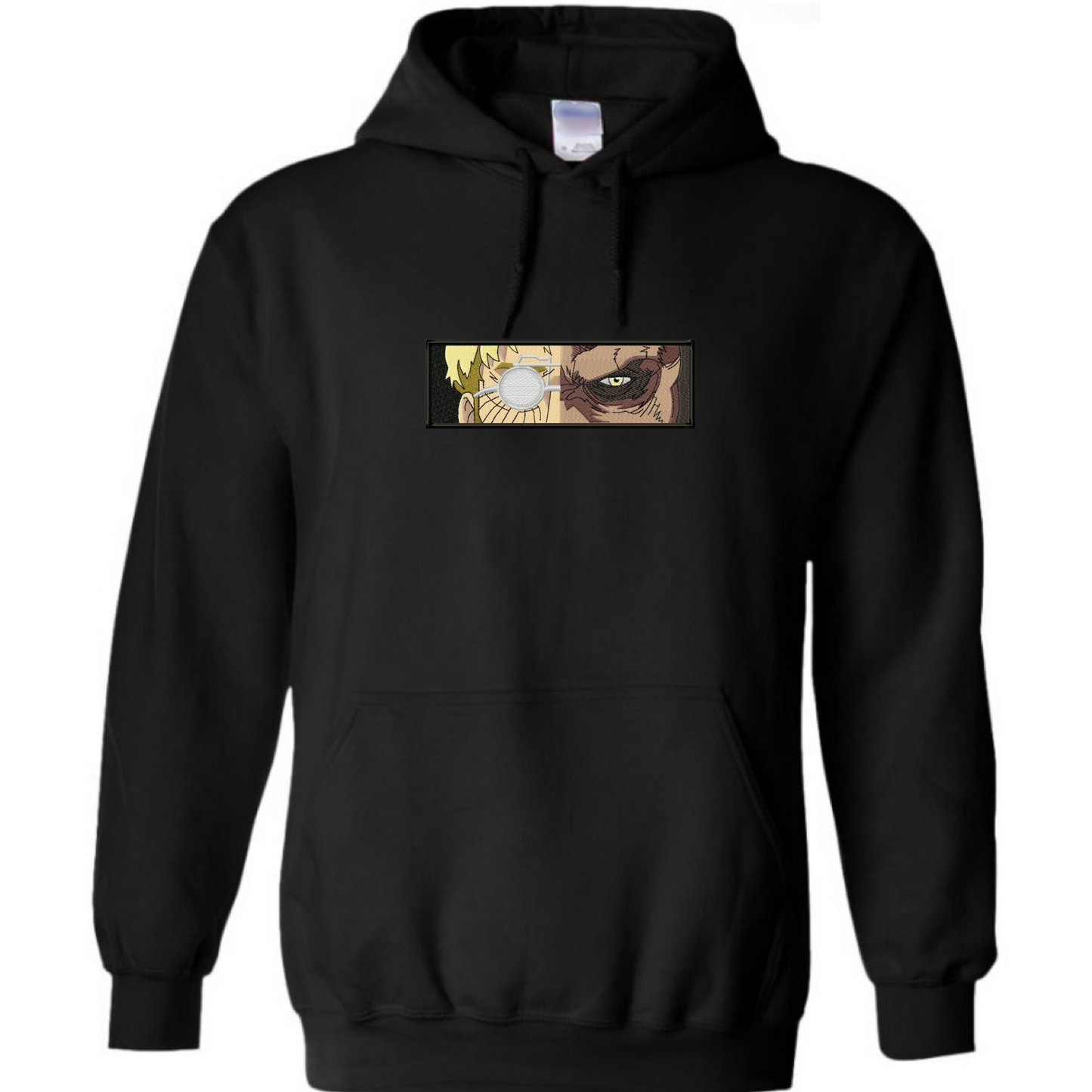 Zeke Jaeger eyes/ Attaque des Titans/ Sweat à capuche premium Low 1 Broderie