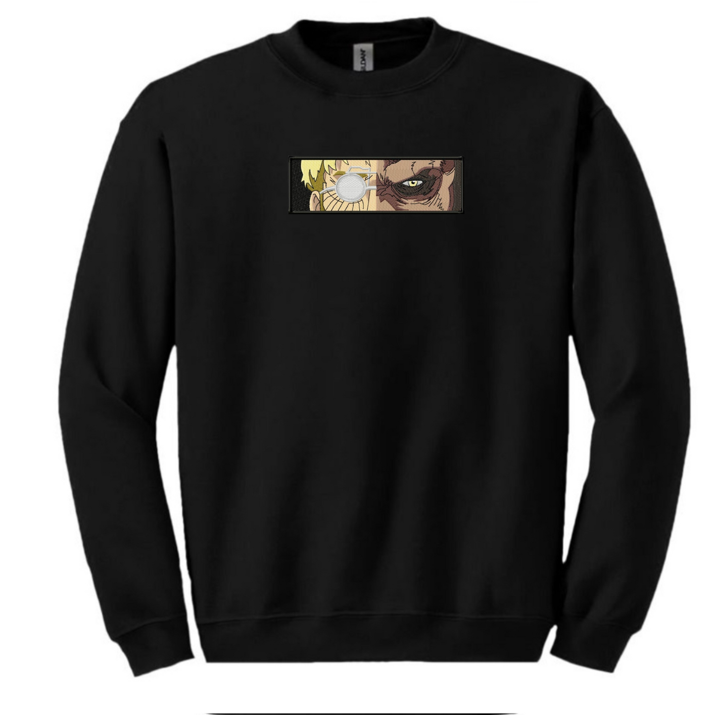 Zeke Jaeger eyes/ Attaque des Titans/ Sweat premium brodé Low 1 Broderie