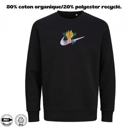 Sweat à Capuche Dragon Ball Z Brodé – Gohan Super Saiyan | LOW1