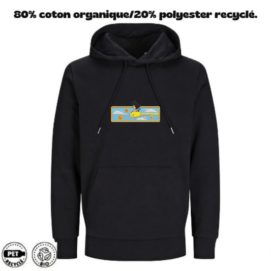Sweat à Capuche Dragon Ball Z Brodé – Goku Nimbus | LOW1