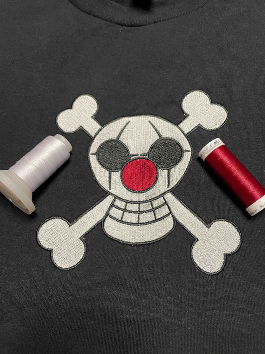 Buggy Jolly Roger / One piece / Broderie