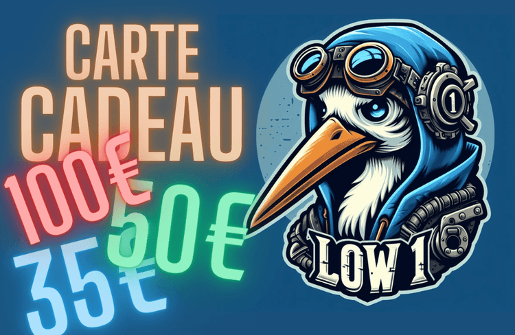 Cartes cadeaux - Low 1 Broderie