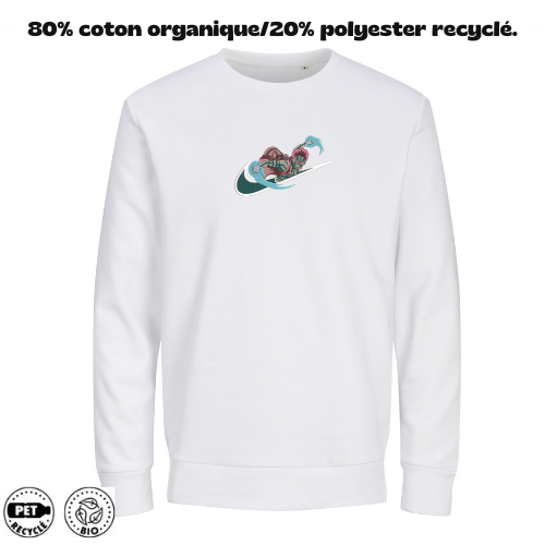 Sweat à Capuche Demon Slayer Brodé – Akaza Custom | LOW1