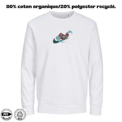 Sweat à Capuche Demon Slayer Brodé – Akaza Custom | LOW1