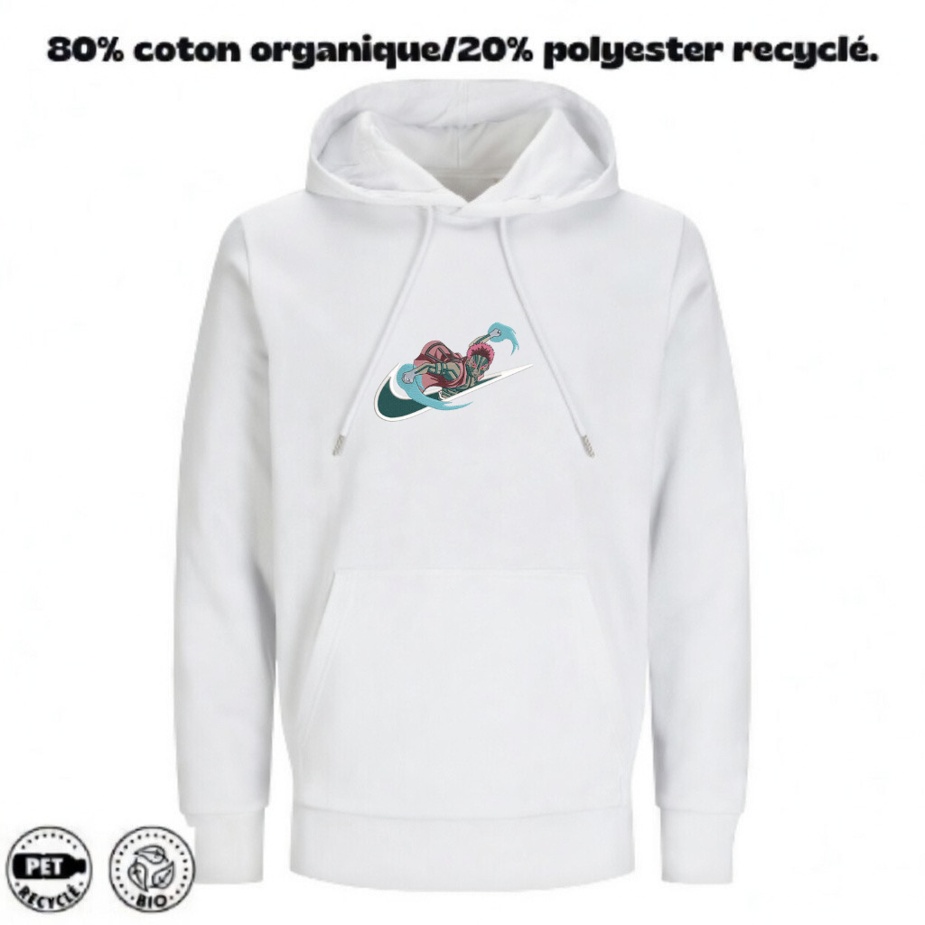 Sweat à Capuche Demon Slayer Brodé – Akaza Custom | LOW1