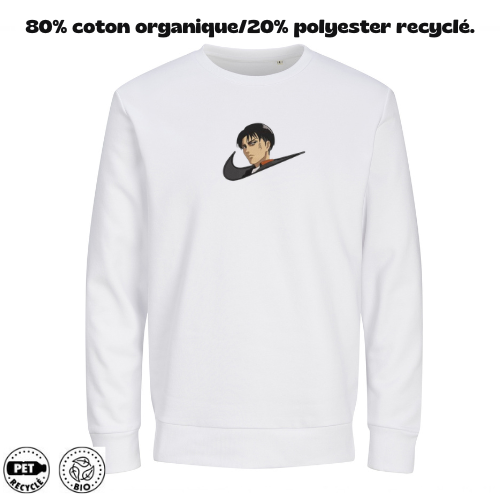 Sweat à Capuche Attaque des Titans Brodé – Levi Ackerman V2 | LOW1