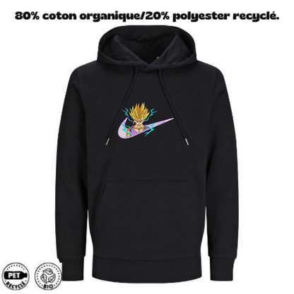 Gohan Super Saiyan / DBZ / Broderie sweat à capuche