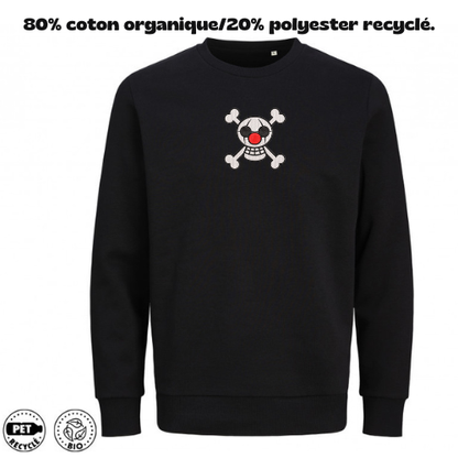 Sweat à Capuche One Piece Brodé – Buggy Jolly Roger | LOW1