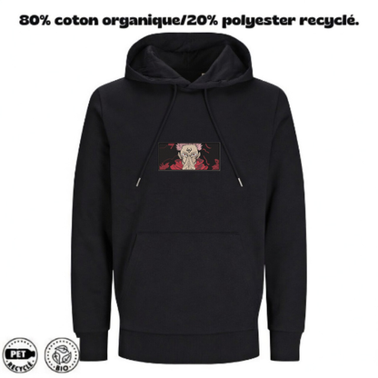 Sweat à Capuche Jujutsu Kaisen Brodé – Ryomen Sukuna V3 | LOW1