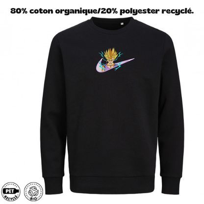Gohan Super Saiyan / DBZ / Broderie sweat à capuche