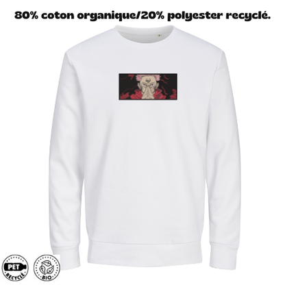Sweat à Capuche Jujutsu Kaisen Brodé – Ryomen Sukuna V3 | LOW1