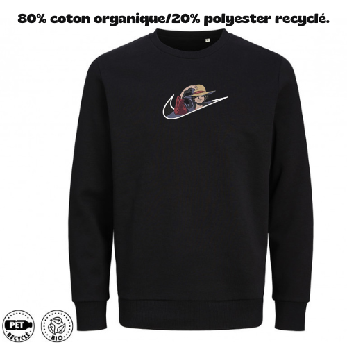 Sweat à Capuche One Piece Brodé – Luffy Custom | LOW1
