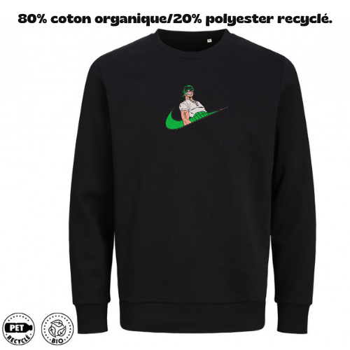 Sweat à Capuche One Piece Brodé – Roronoa Zoro Custom | LOW1