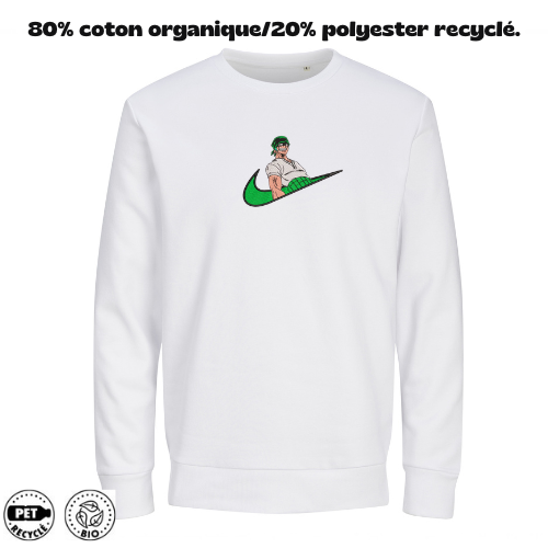 Sweat à Capuche One Piece Brodé – Roronoa Zoro Custom | LOW1