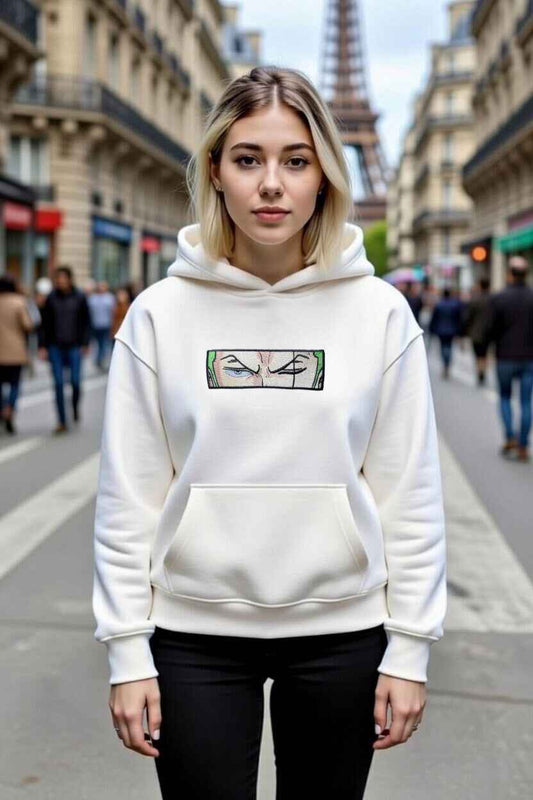 Zoro Eyes / One piece / Broderie Sweat à capuche