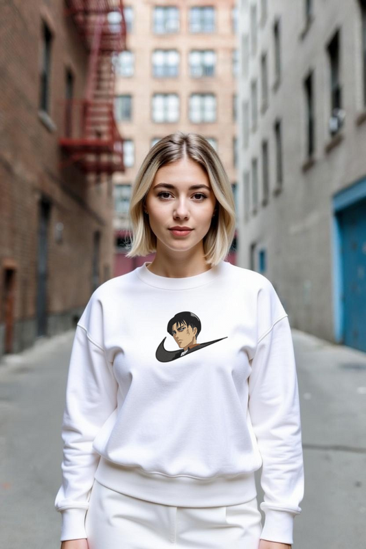 Lévi V2 Custom / Attaque des Titans/ Broderie sweat à capuche