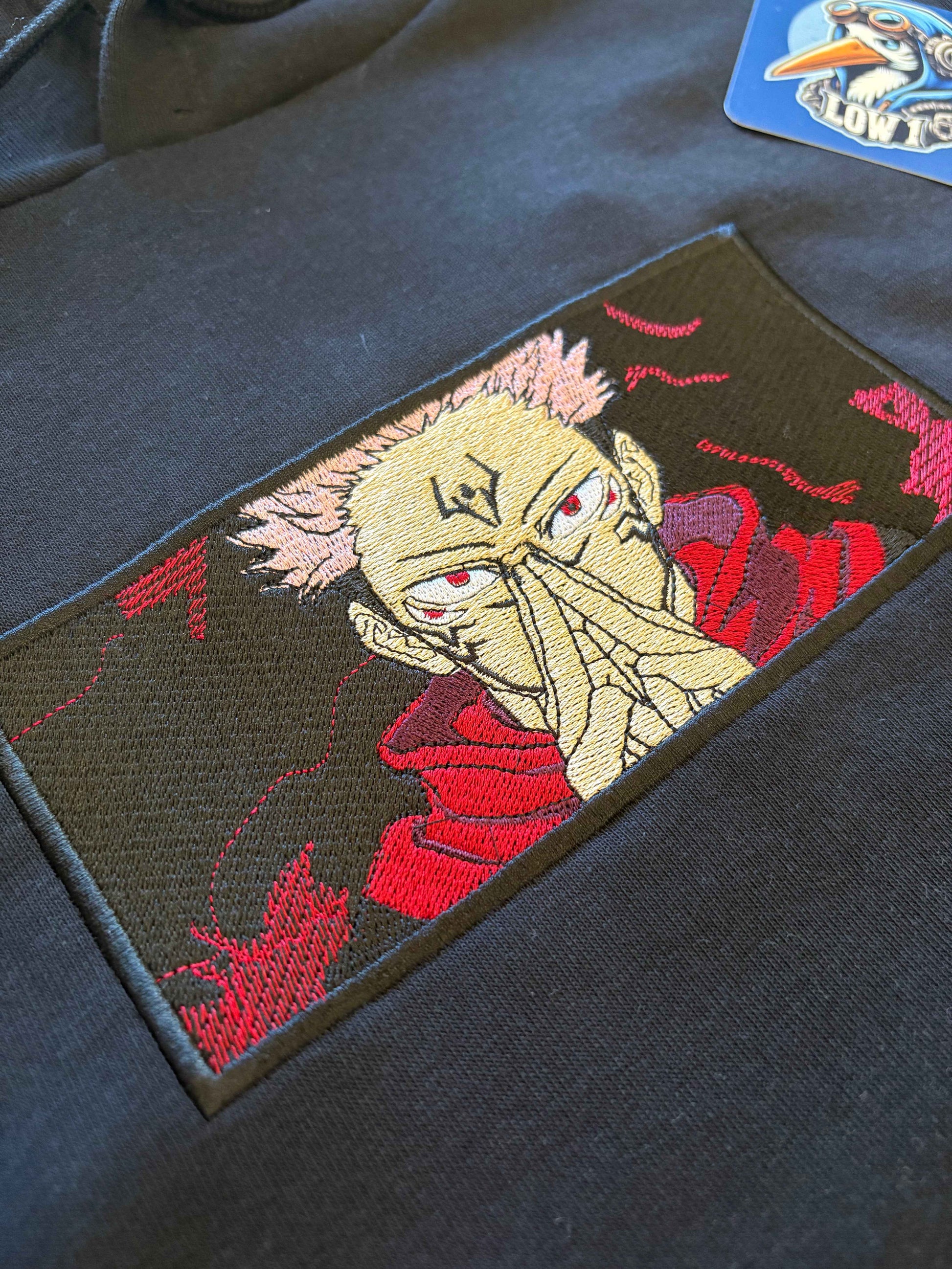 Sukuna V3 / JJK / Broderie sweat à capuche