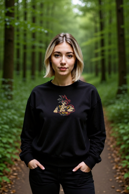 Sweat à Capuche Dragon Ball Z Brodé Goku V3 | LOW1