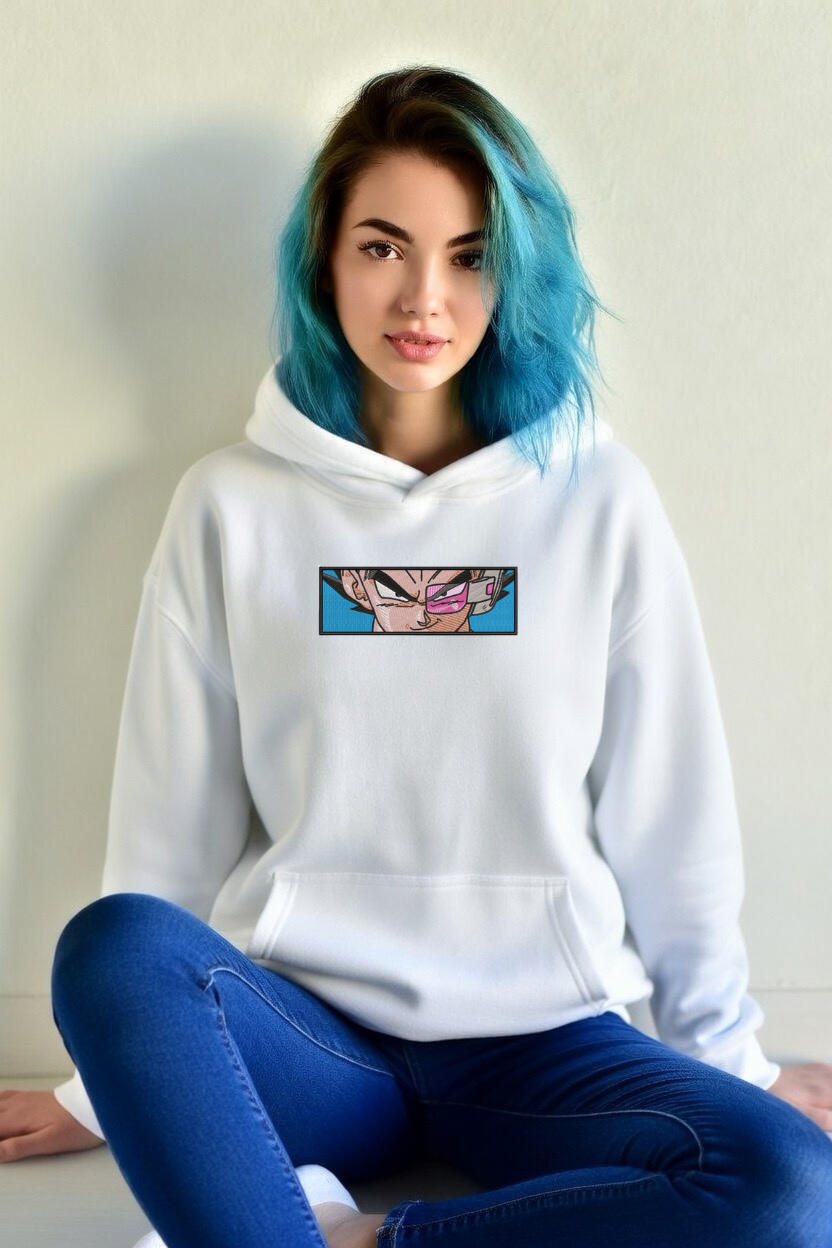 Sweat à Capuche Dragon Ball Z Brodé – Vegeta | LOW1